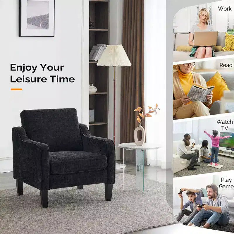 Karl Home |29.9 inch Wide Arm chair Single sofa