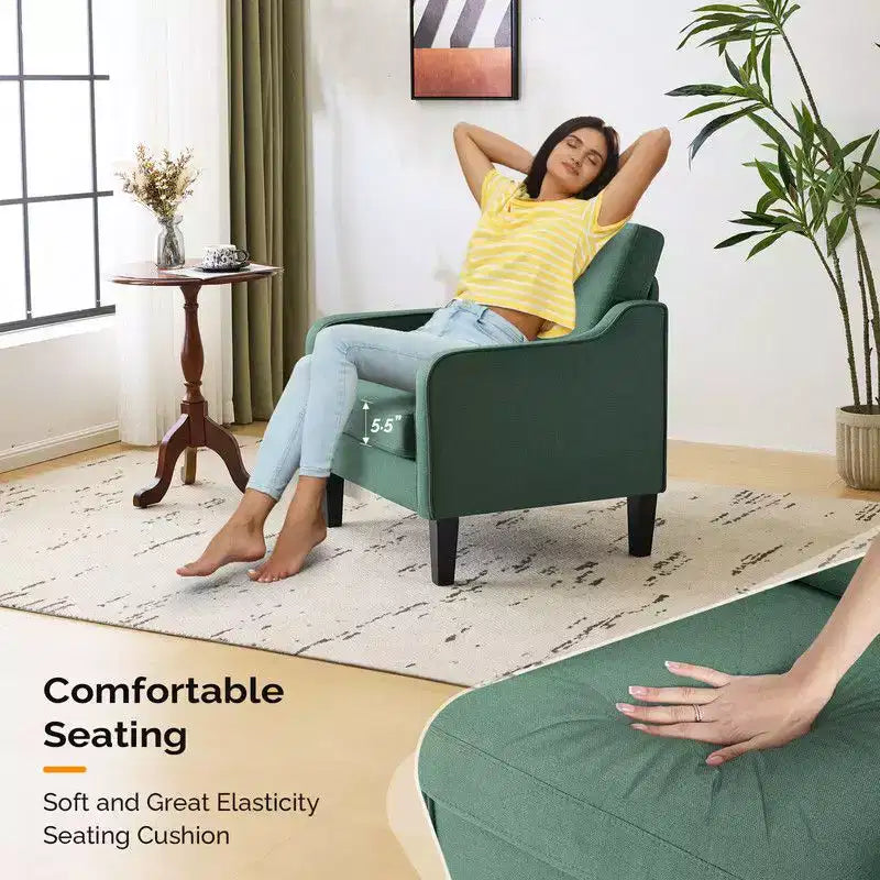 Karl Home |29.9 inch Wide Arm chair Single sofa