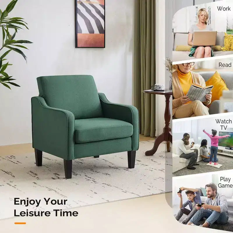Karl Home |29.9 inch Wide Arm chair Single sofa