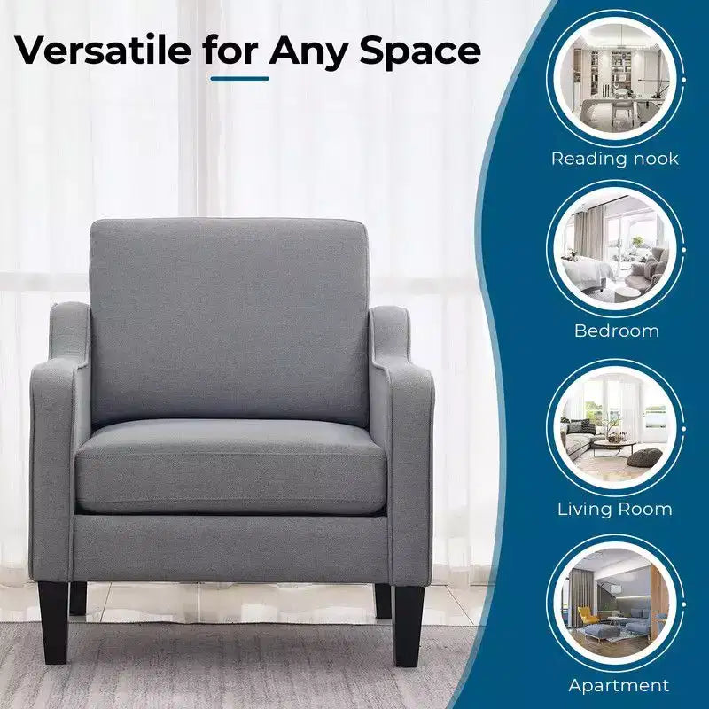 Karl Home |29.9 inch Wide Arm chair Single sofa