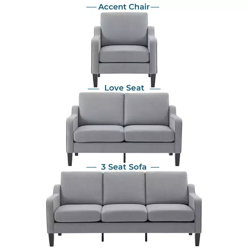 Karl Home |29.9 inch Wide Arm chair Single sofa