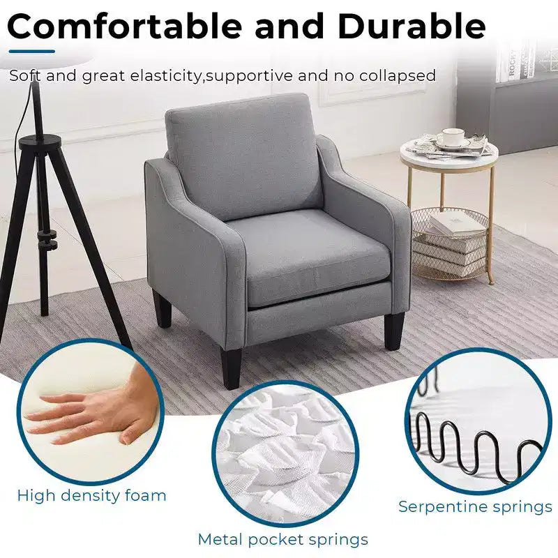Karl Home |29.9 inch Wide Arm chair Single sofa
