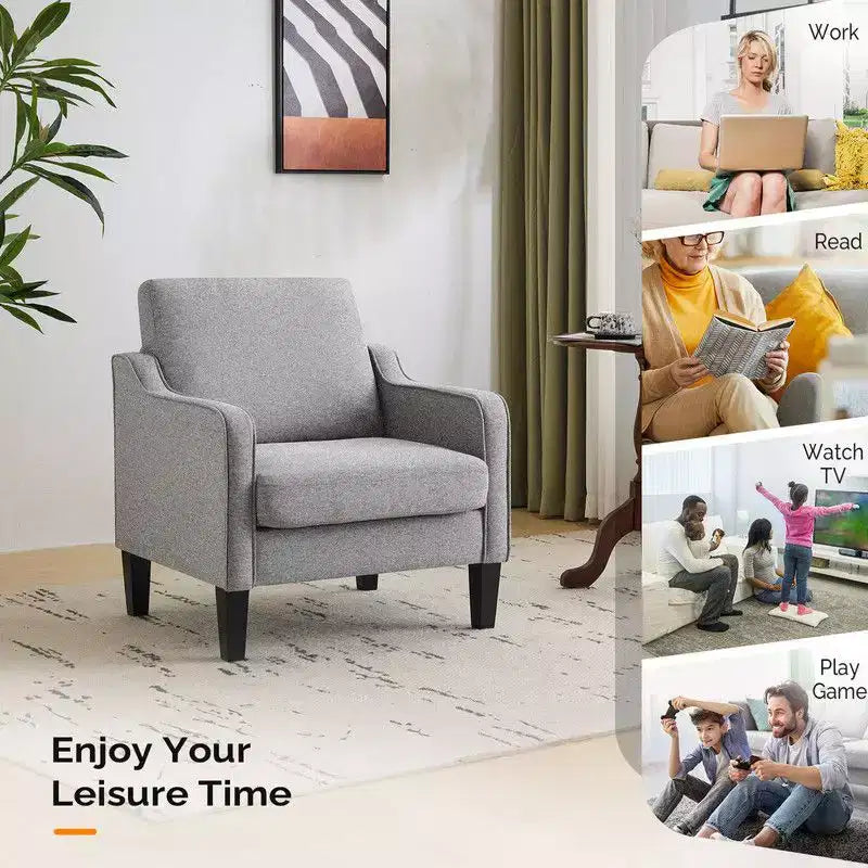Karl Home |29.9 inch Wide Arm chair Single sofa