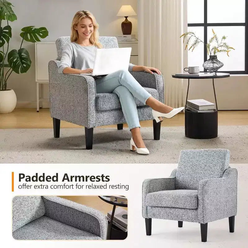 Karl Home |29.9 inch Wide Arm chair Single sofa