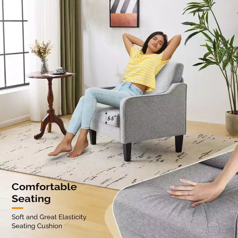 Karl Home |29.9 inch Wide Arm chair Single sofa