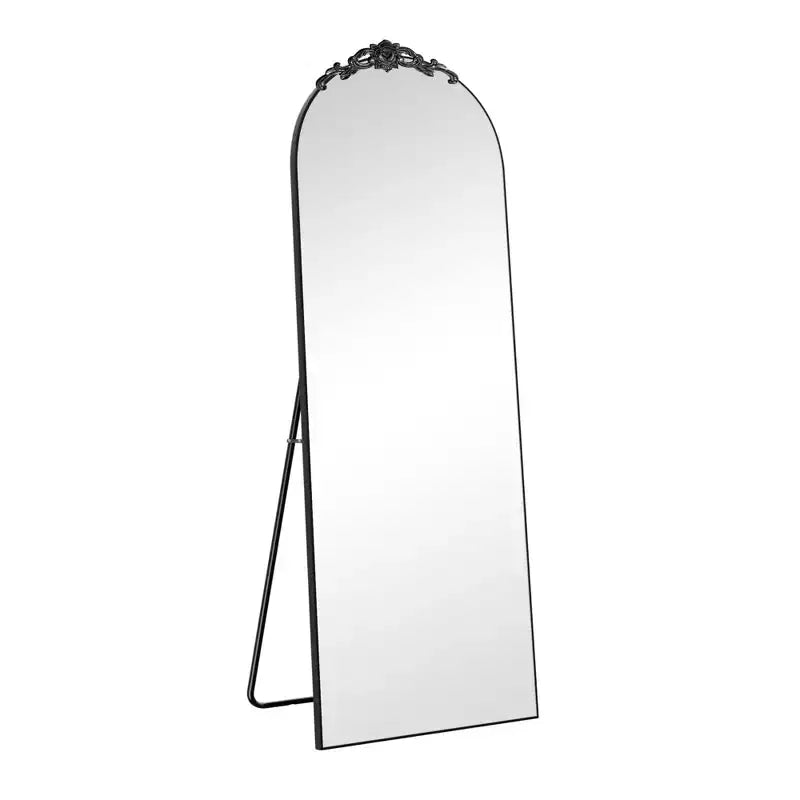 Wooden Right-Angled Arch Full-Length Mirror