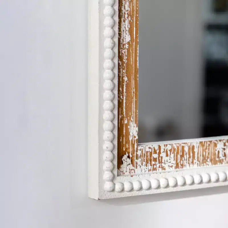 Maxax Wood Arch Decorative Wall Mirror