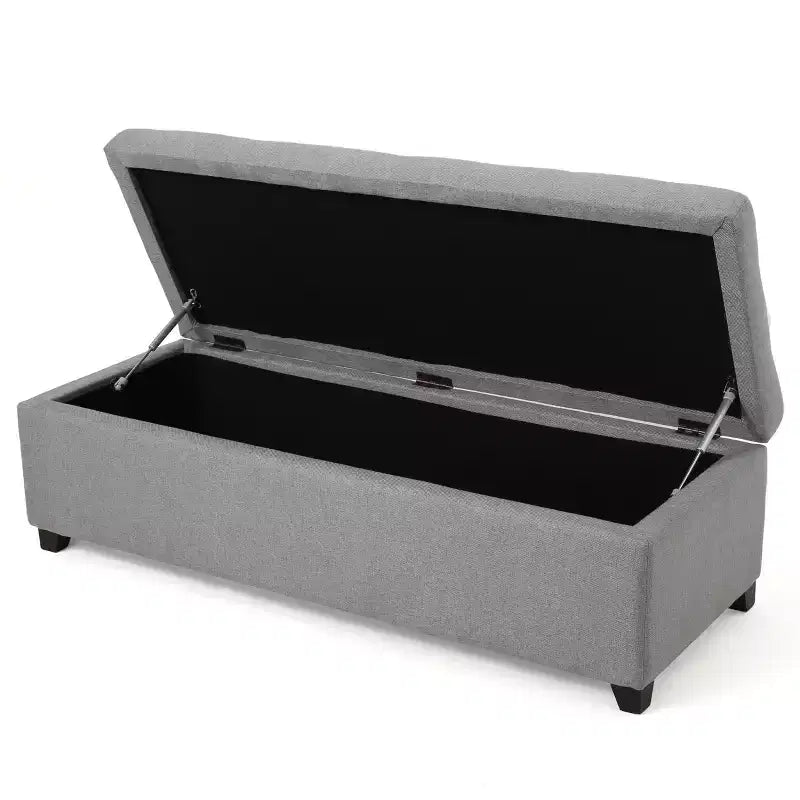 GDFStudio Gannon Contemporary Upholstered Tufted Storage Ottoman Bench