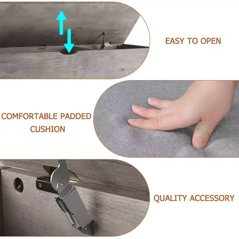 Shoe Bench with Cushion,Adjustable Shelf Entryway Bench,Hidden Storage Shoe Bench Wooden Shoe Rack,for Entryway, Hallway