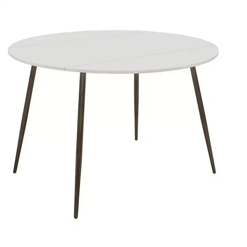 Home Design Lattice Dining Table, Light Gray / Gray