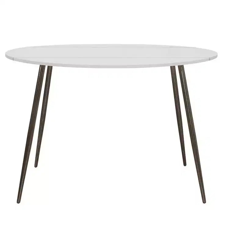 Home Design Lattice Dining Table, Light Gray / Gray