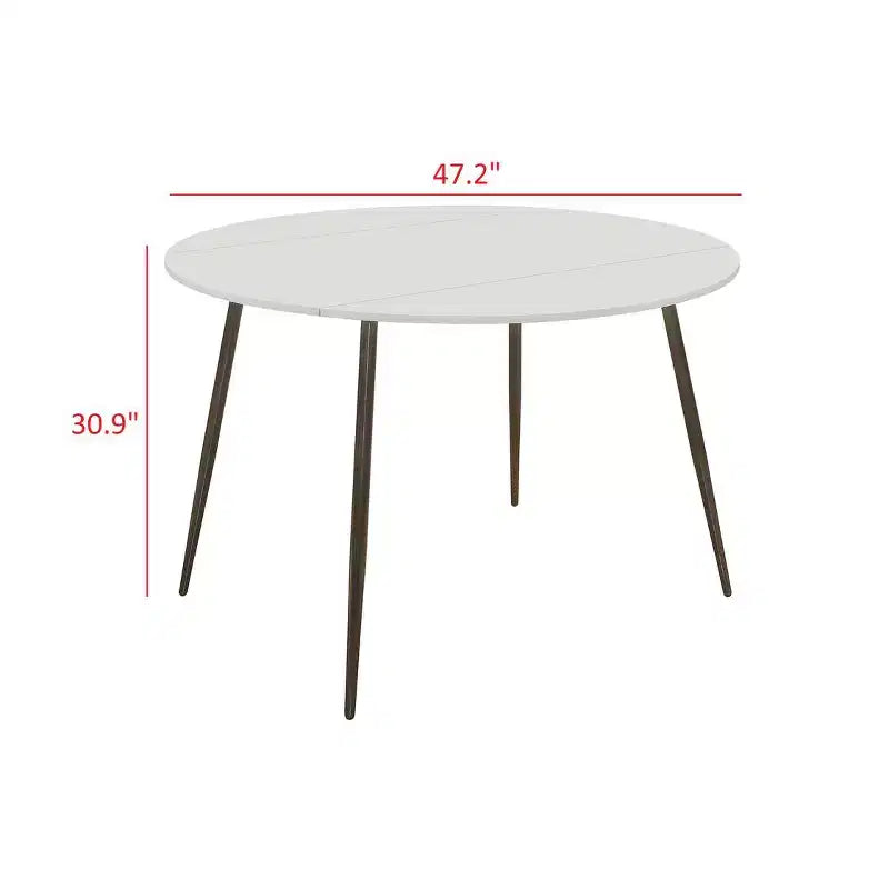 Home Design Lattice Dining Table, Light Gray / Gray