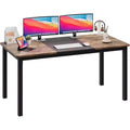 Acekool Modern Computer Desk, 63 Inch Office Table, Large Writing Desk Workstation with Metal Frame, Home Study Desk for Office