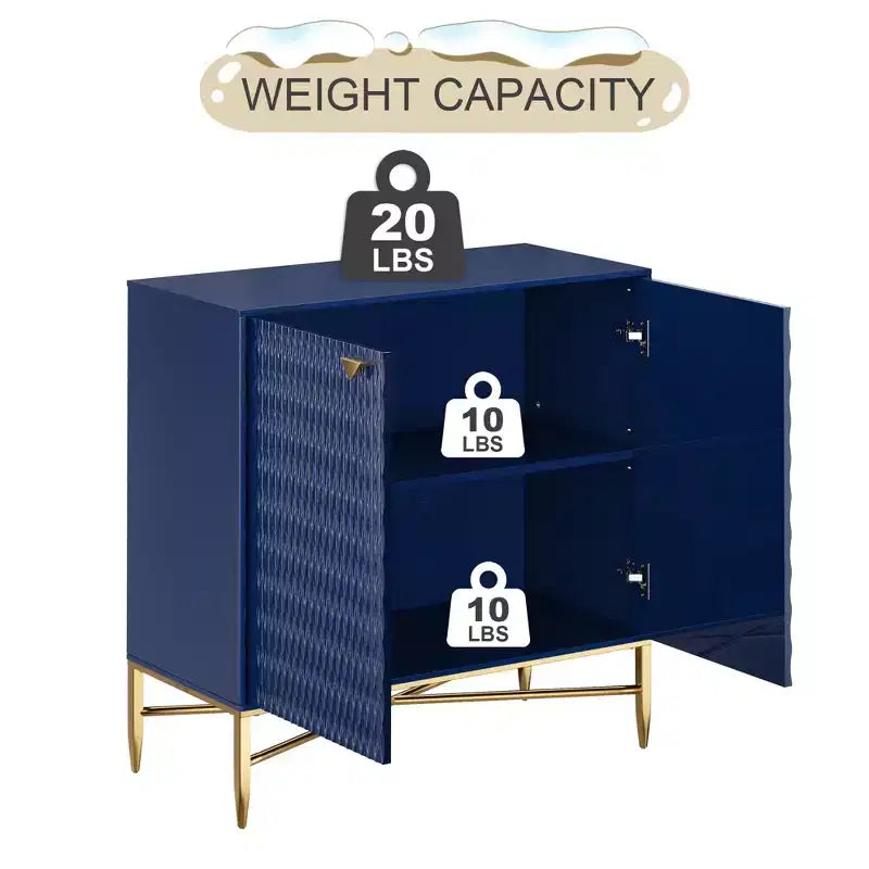CLIHOME 15.75-in W x 32.87-in H MDF 2 Doors Freestanding Utility Storage Cabinet