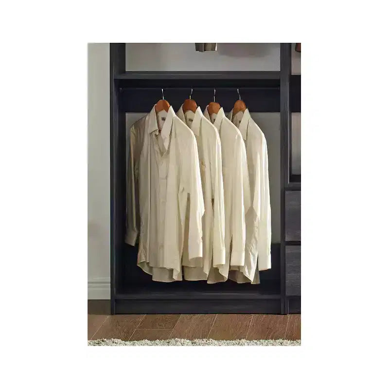 HomeStock Prosper Freestanding Walk in Wood Closet System