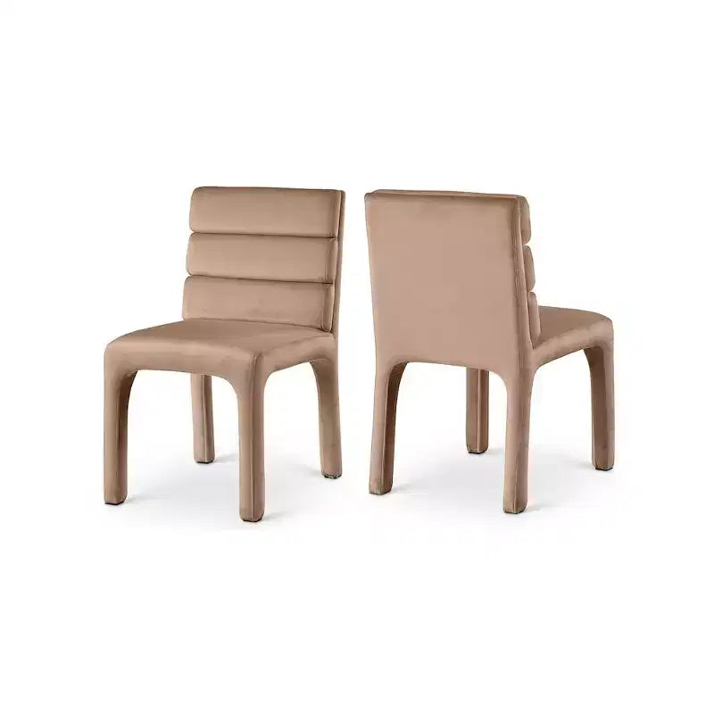 Meridian Furniture,Kai Velvet Dining Chair, Set of 2