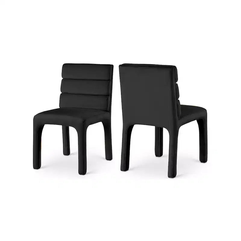 Meridian Furniture,Kai Velvet Dining Chair, Set of 2