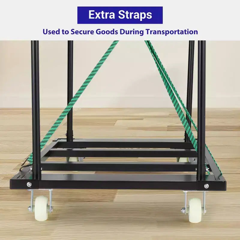 Folding Table Cart, 45.28 x 29.14 Inch Heavy Duty Drywall Sheet Cart Handling Wall Panel, 1500 LBS Panel Dolly Truck