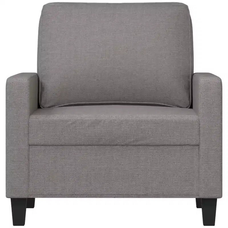 vidaXL Sofa Chair Light Gray 23.6 Fabric