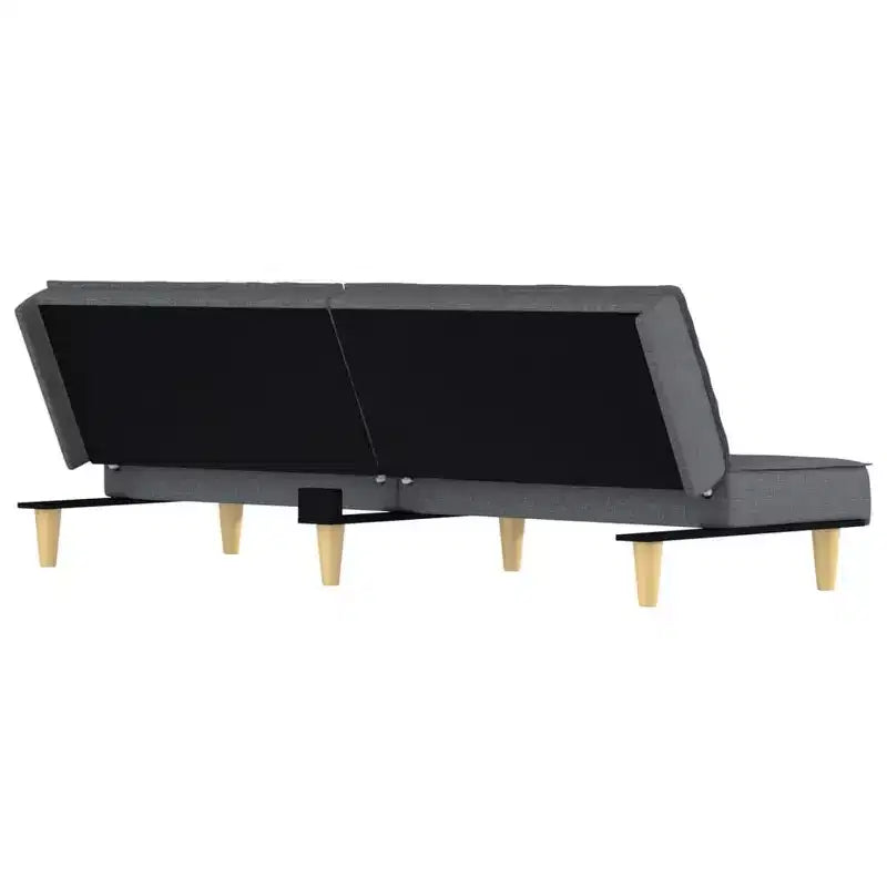 vidaXL Sofa Bed Dark grey Fabric (100% polyester), plywood, foam Standard