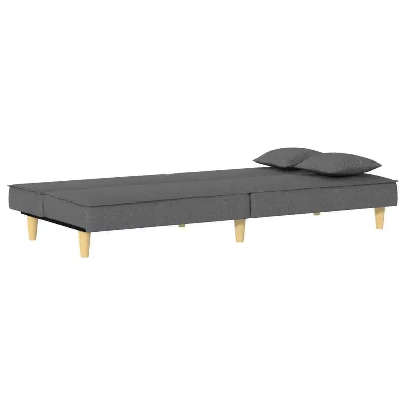 vidaXL Sofa Bed Dark grey Fabric (100% polyester), plywood, foam Standard