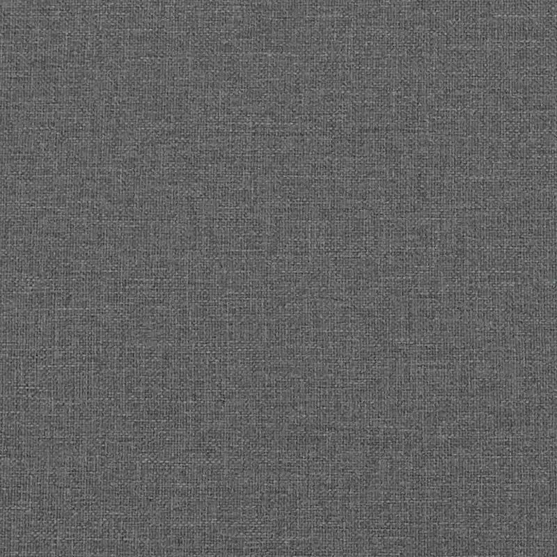 vidaXL Chesterfield Sofa 3-Seater - Dark Gray Fabric Couch/Settee with Sturdy Wood Frame for Living Room/Lounge/Office