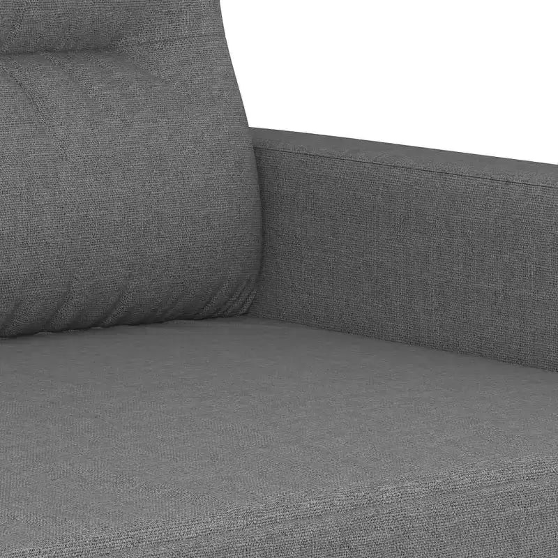 vidaXL Sofa Set Dark Grey Fabric (100% polyester), metal, plywood, textilene