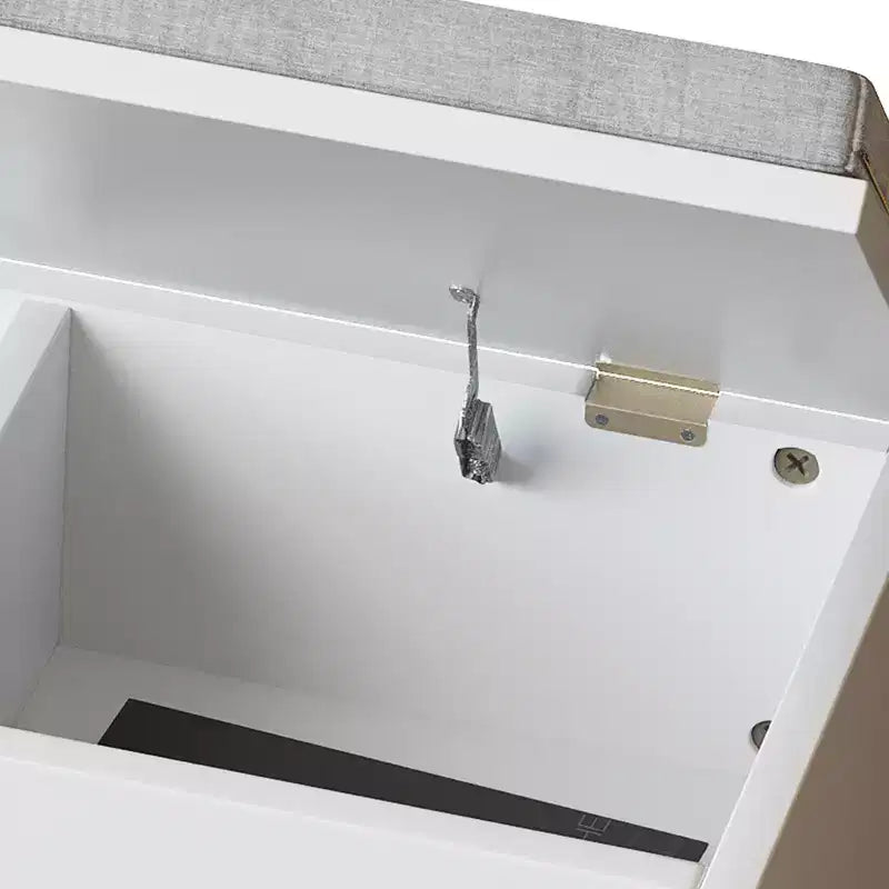 PB Triamine Sponge Cloth Shoe Storage Bench with Storage Cabinet - Durable, Multifunctional, Space-Saving, Comfortable Seating