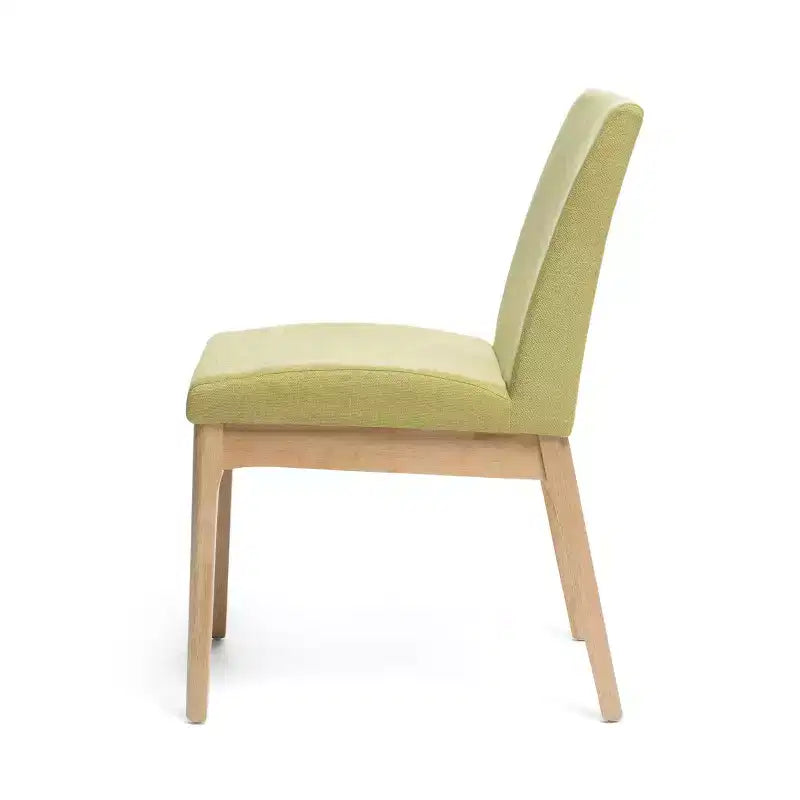 GDFStudio Hampton Mid-Century Modern Fabric Upholstered Armless Dining Chairs (Set of 2)
