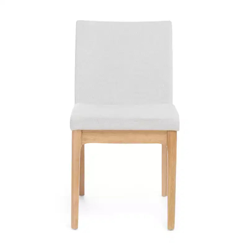 GDFStudio Hampton Mid-Century Modern Fabric Upholstered Armless Dining Chairs (Set of 2)