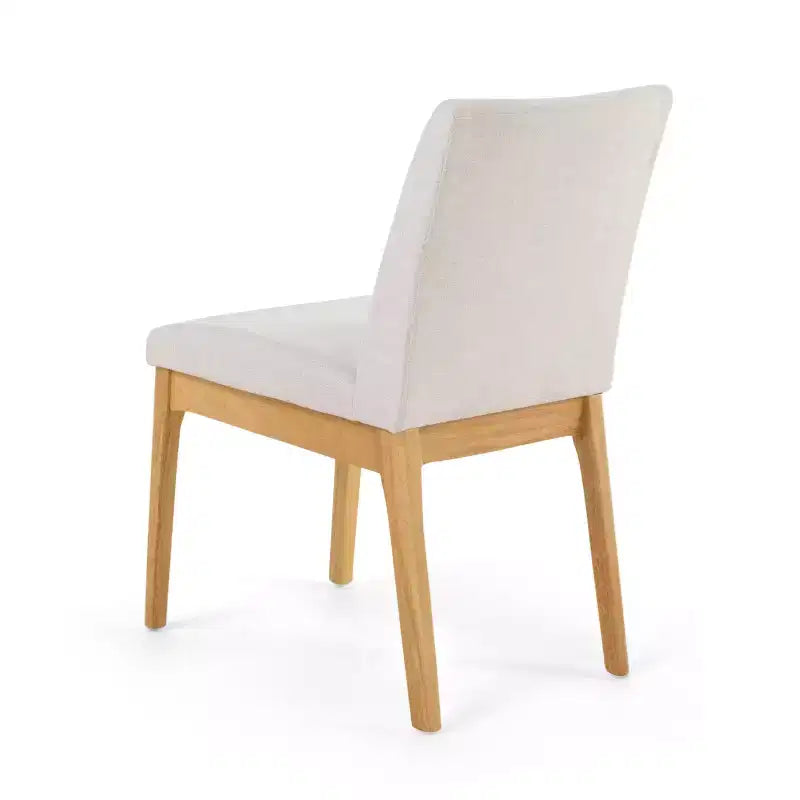 GDFStudio Hampton Mid-Century Modern Fabric Upholstered Armless Dining Chairs (Set of 2)
