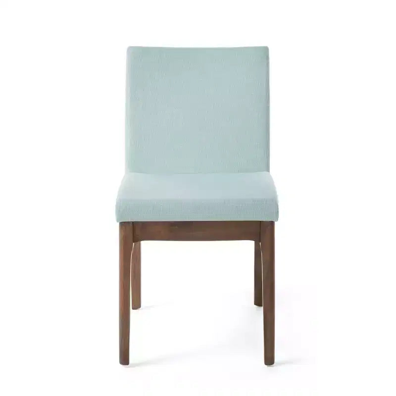 GDFStudio Hampton Mid-Century Modern Fabric Upholstered Armless Dining Chairs (Set of 2)