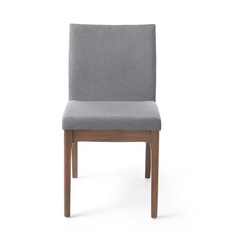 GDFStudio Hampton Mid-Century Modern Fabric Upholstered Armless Dining Chairs (Set of 2)