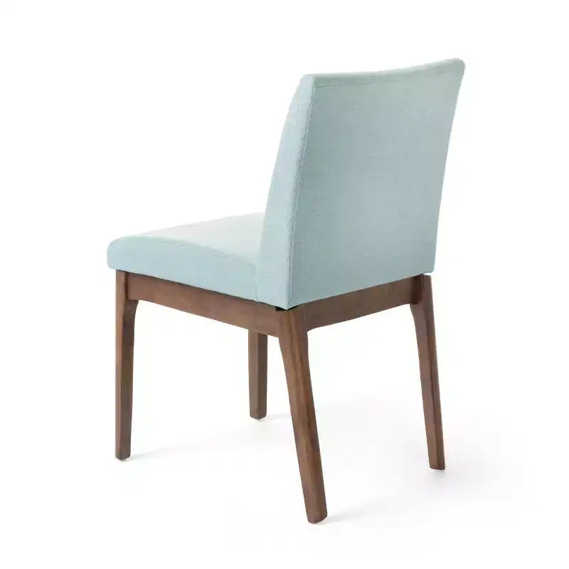 GDFStudio Hampton Mid-Century Modern Fabric Upholstered Armless Dining Chairs (Set of 2)