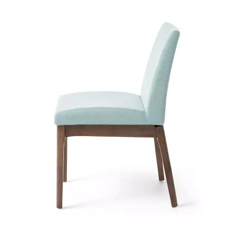 GDFStudio Hampton Mid-Century Modern Fabric Upholstered Armless Dining Chairs (Set of 2)