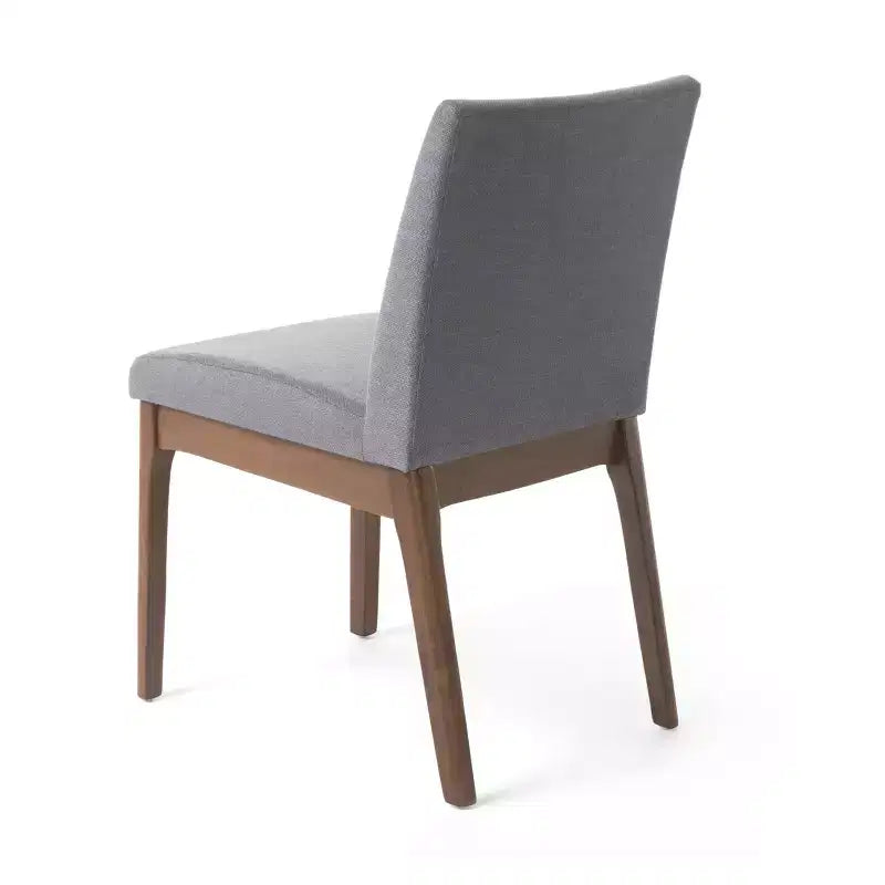 GDFStudio Hampton Mid-Century Modern Fabric Upholstered Armless Dining Chairs (Set of 2)