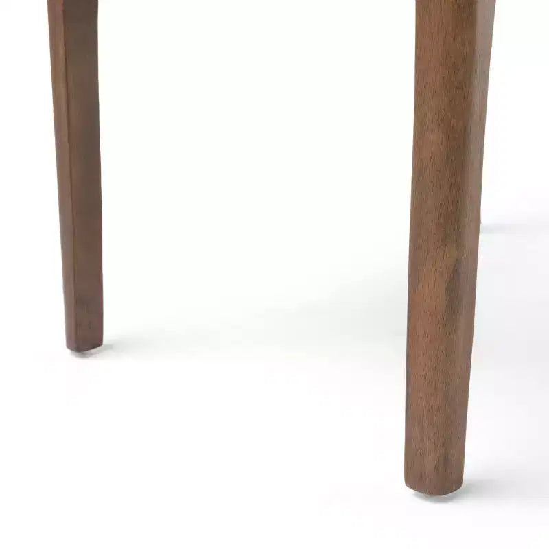 GDFStudio Hampton Mid-Century Modern Fabric Upholstered Armless Dining Chairs (Set of 2)