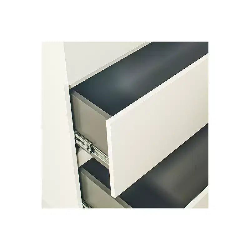 HomeStock Liv Four-Drawer Contemporary Wood Chest