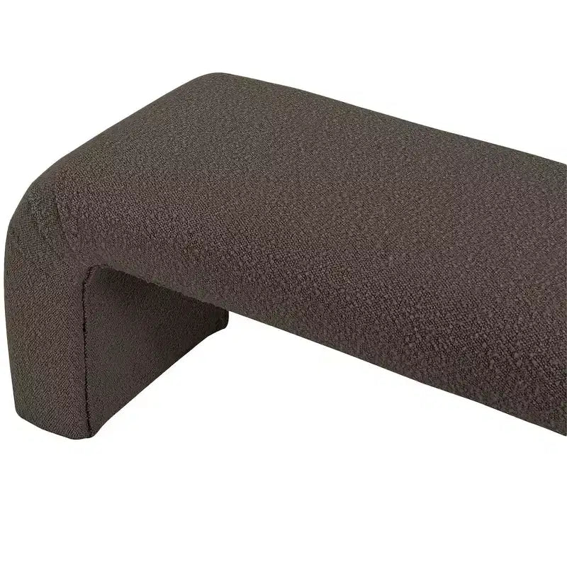 Meridian Furniture,Niagara Boucle Fabric Bench