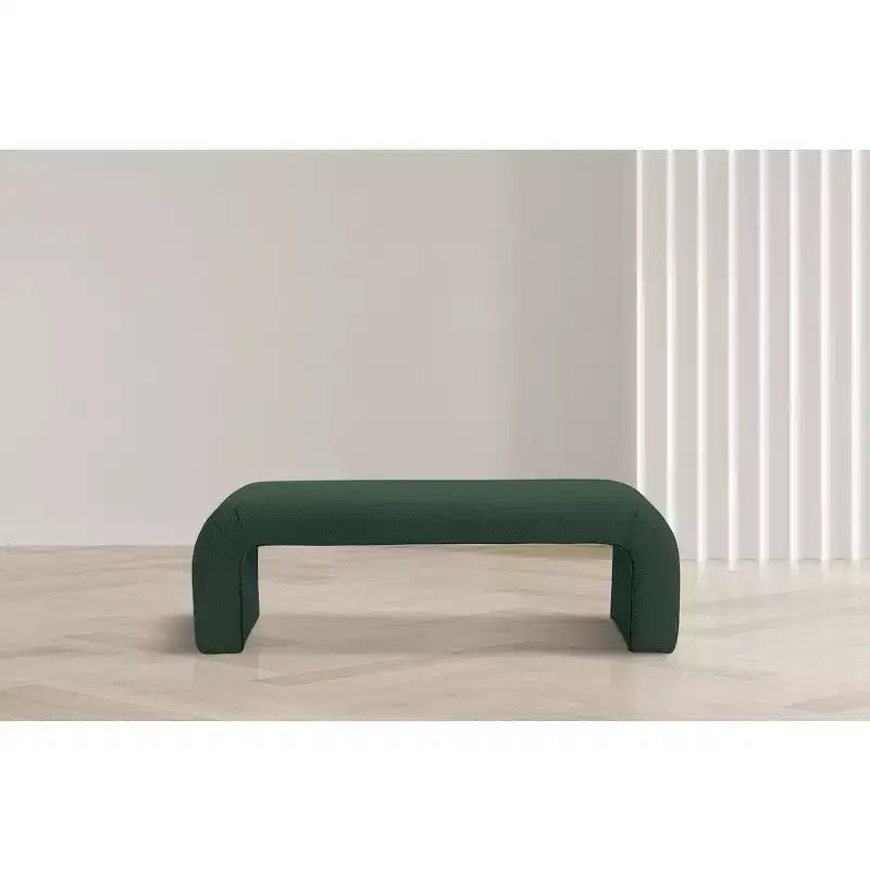 Meridian Furniture,Niagara Boucle Fabric Bench