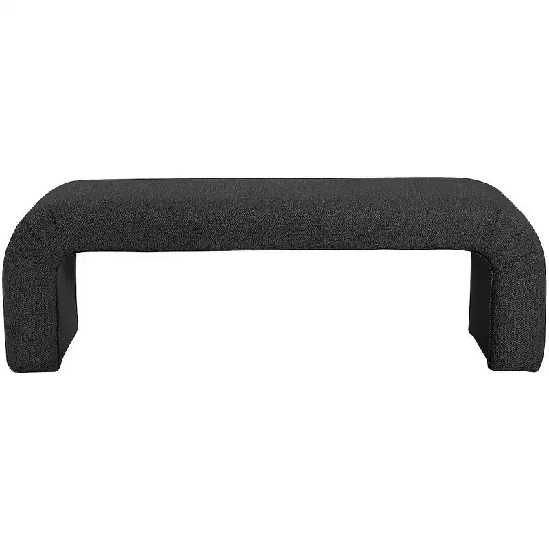 Meridian Furniture,Niagara Boucle Fabric Bench