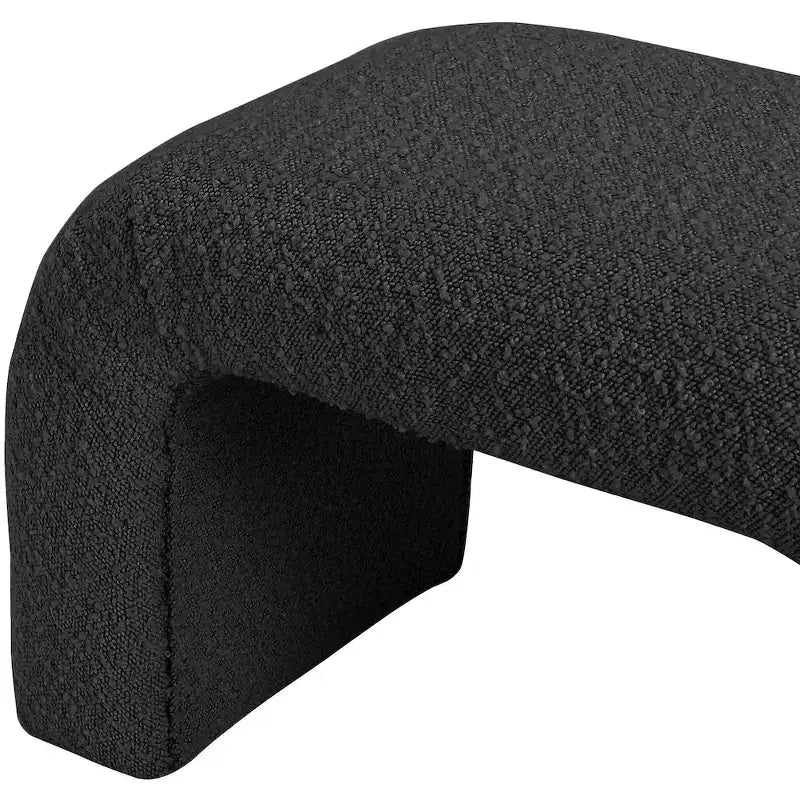 Meridian Furniture,Niagara Boucle Fabric Bench