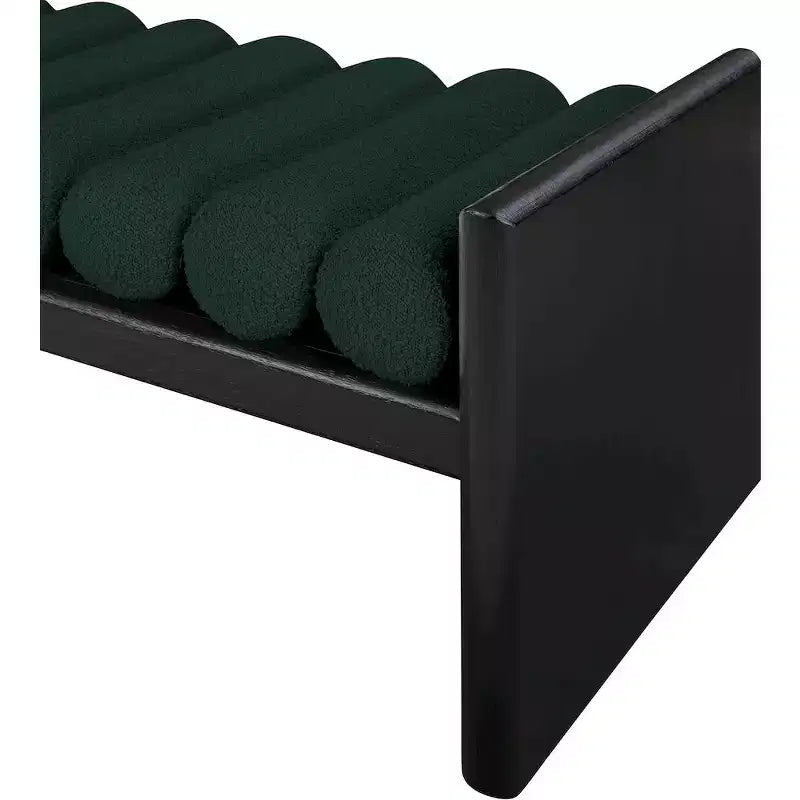 Meridian Furniture,Waverly Boucle Fabric Bench