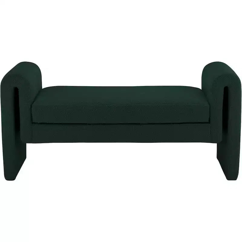 Meridian Furniture,Stylus Boucle Fabric Bench