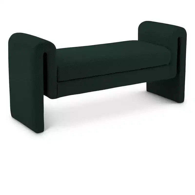 Meridian Furniture,Stylus Boucle Fabric Bench