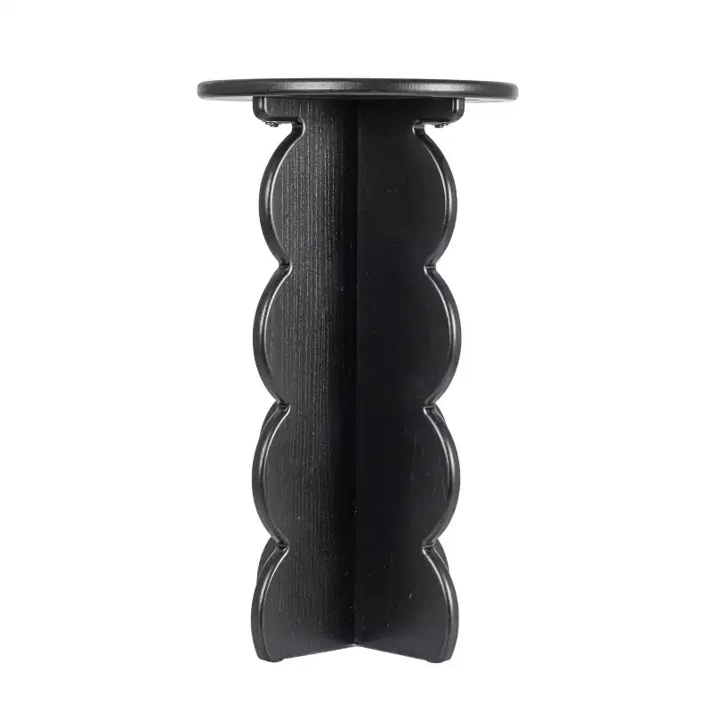 Scalloped Edge Accent Table
