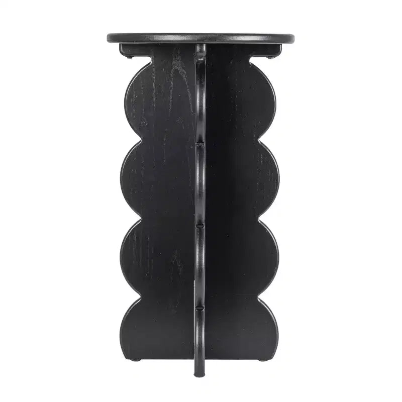 Scalloped Edge Accent Table