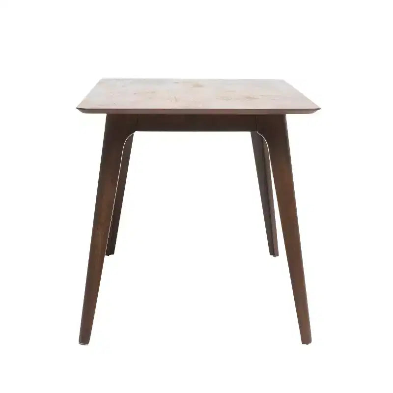 GDFStudio Keiko Mid-Century Modern Wood Rectangle Dining Table with Splayed Legs