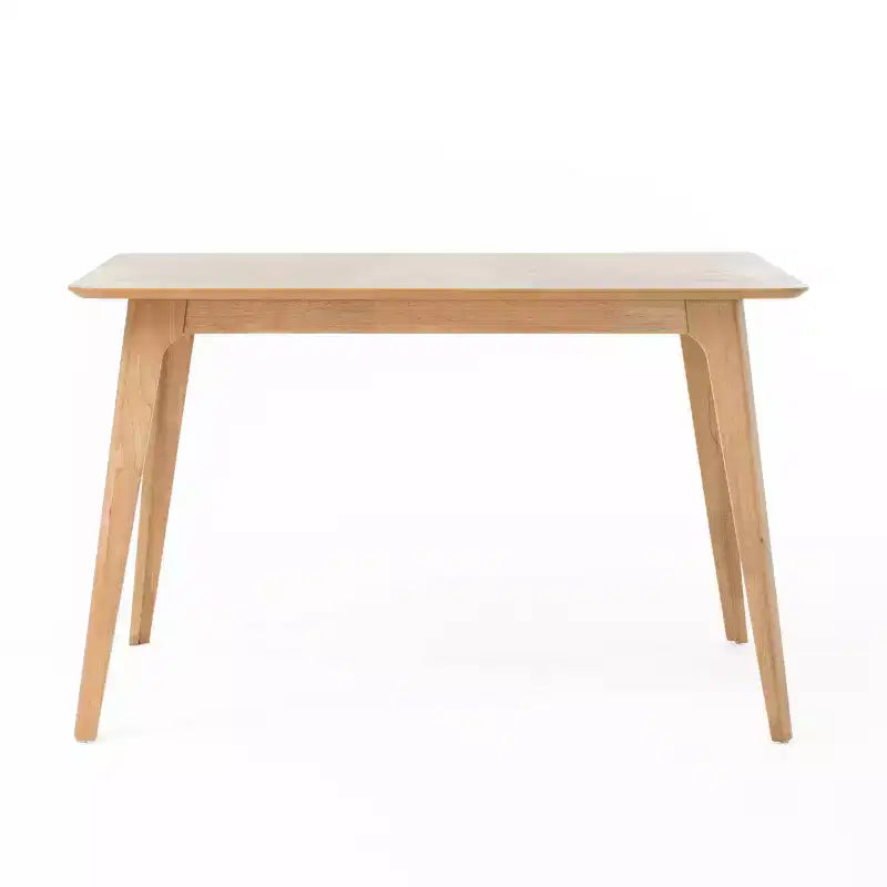 GDFStudio Keiko Mid-Century Modern Wood Rectangle Dining Table with Splayed Legs