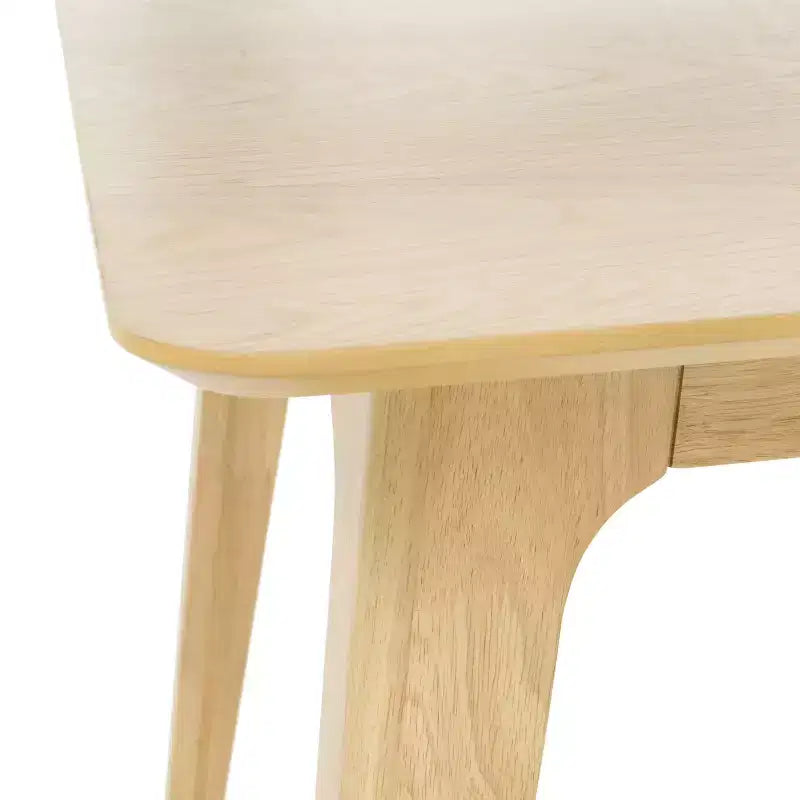 GDFStudio Keiko Mid-Century Modern Wood Rectangle Dining Table with Splayed Legs